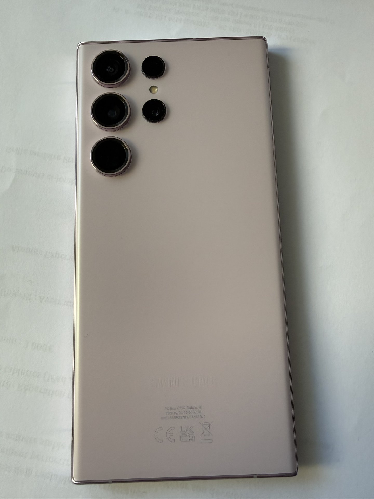 Samsung S23 Ultra vitre arrière - Avant réparation